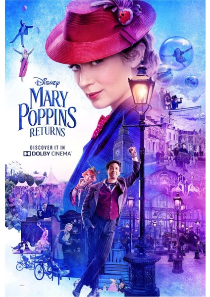Mary Poppins Returns (2018) (Folyo / Afiş / Poster) 4505 ( 35 cm x 50 cm )