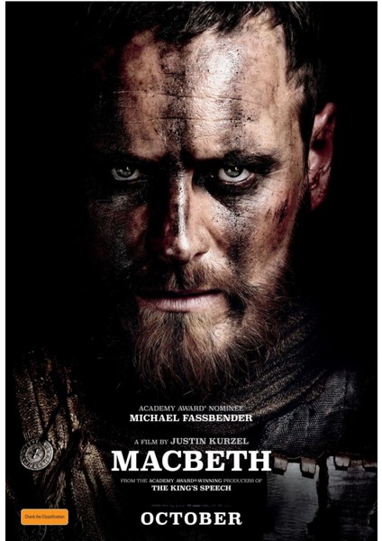 Macbeth (2015) 1 (Folyo / Afiş / Poster) 4413 ( 35 cm x 50 cm )