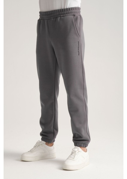 Luxe Kışlık Jogger Erkek Eşofman Alt Standar Kalıp Paça Lastikli
