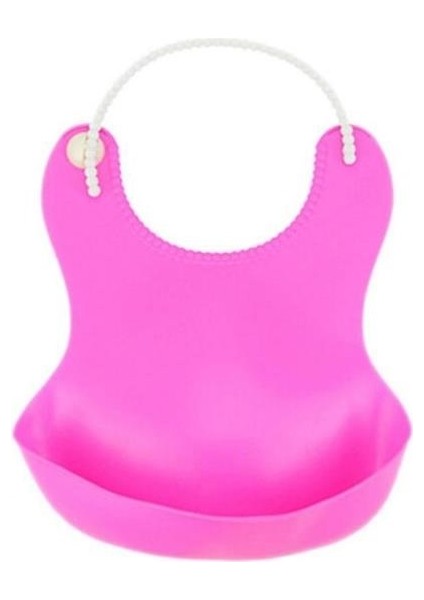 Çocuk Bebek Mama Önlüğü Dökülme Engelleyici Bükülebilir Pembe modelleri