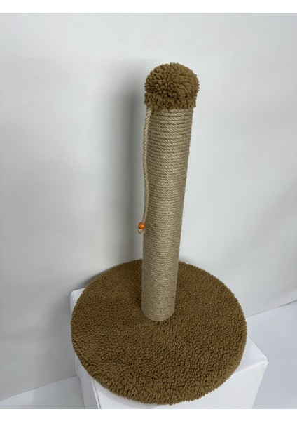 Peluş Dokulu Yuvarlak Tabanlı Kedi Tırmalama Tahtası 42 cm Soft Sevilen Renkler Modern Şık Tasarım modelleri