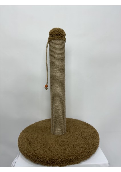 Peluş Dokulu Yuvarlak Tabanlı Kedi Tırmalama Tahtası 42 cm Soft Sevilen Renkler Modern Şık Tasarım fırsatları