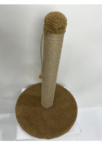 Peluş Dokulu Yuvarlak Tabanlı Kedi Tırmalama Tahtası 42 cm Soft Sevilen Renkler Modern Şık Tasarım indirimleri