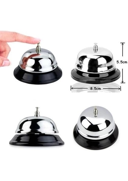 Buffer® Masaüstü Dekoratif Otel Resepsiyon Görevli Çağırma Zili Çanı
