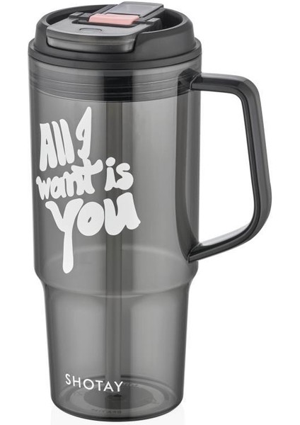 Mug Bardak 950ML Siyah