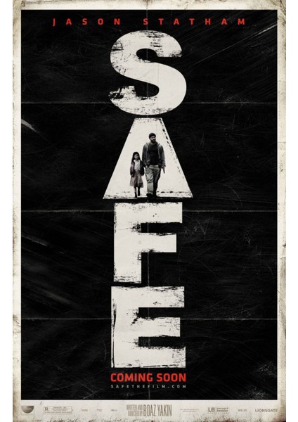 Safe (2012) Afiş - Poster (Folyo / Afiş / Poster) 5555 ( 35 cm x 50 cm )