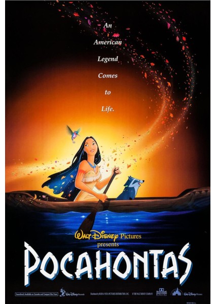 Pocahontas (1995) 3 (Folyo / Afiş / Poster) 5121 ( 35 cm x 50 cm )