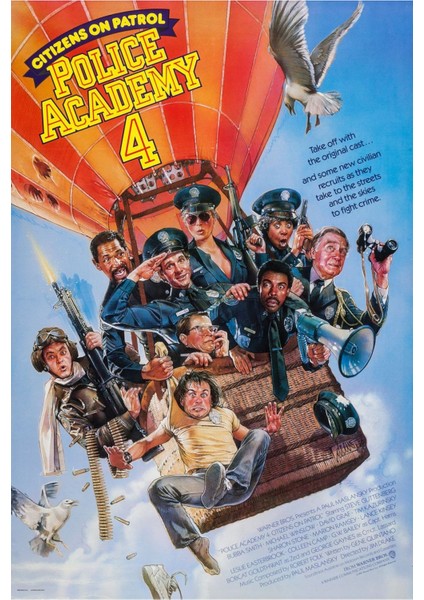 Police Academy 4 Citizens On Patrol (1987) (Folyo / Afiş / Poster) 5149 ( 35 cm x 50 cm )