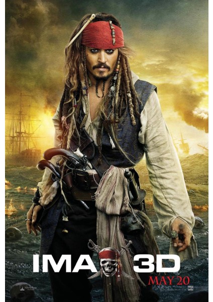 Pirates Of The Caribbean On Stranger Tides (2011) 0003 (Folyo / Afiş / Poster) 5085 ( 35 cm x 50 cm )