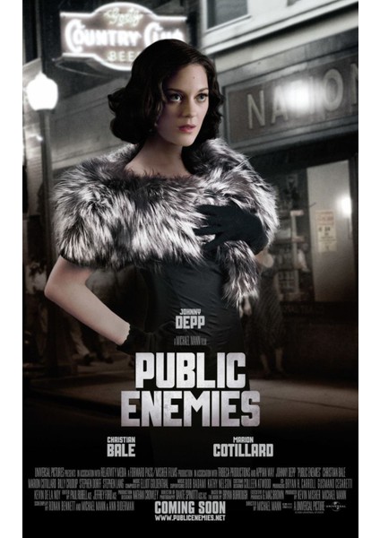 Public Enemies (2009) 1 Afiş - Poster (Folyo / Afiş / Poster) 5221 ( 35 cm x 50 cm )
