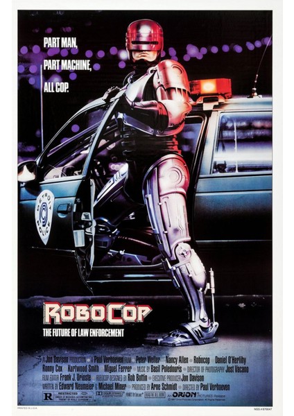 Robocop (1987) 1 Afiş - Poster (Folyo / Afiş / Poster) 5488 ( 35 cm x 50 cm )