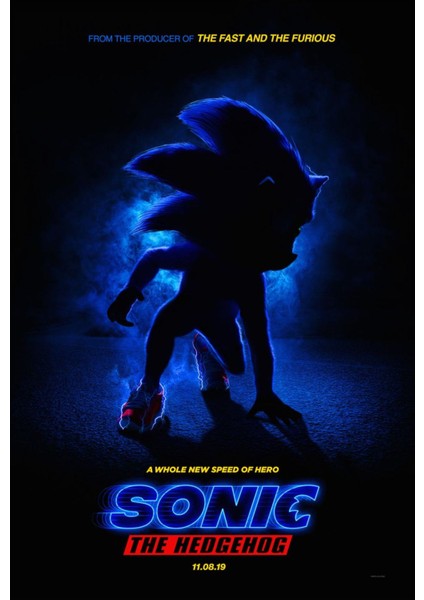 Sonic The Hedgehog (2020) 0005 Afiş - Poster (Folyo / Afiş / Poster) 5831 ( 35 cm x 50 cm )