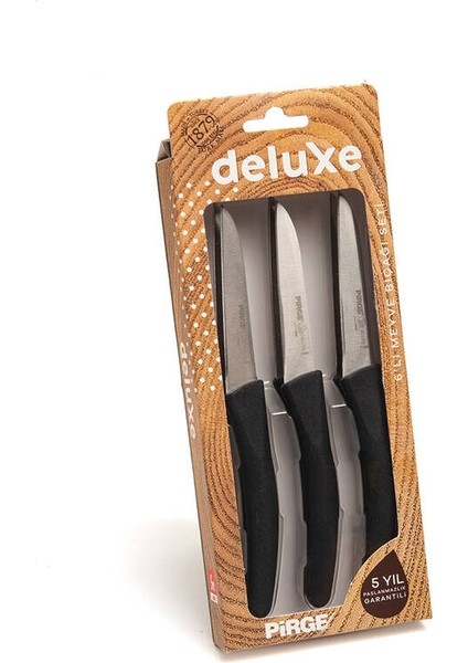 Deluxe Meyve Bıçağı Seti 9 cm (6'lı) - 71490