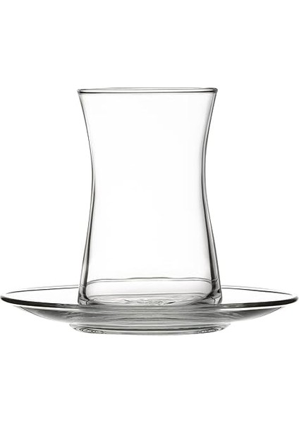 Heybeli Çay Seti, Sade, 160 Ml, 4 Parça