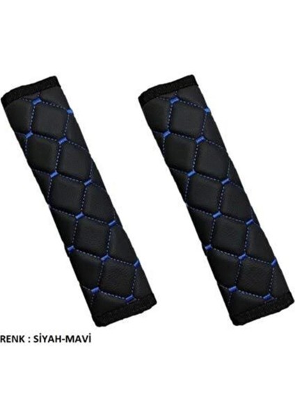 Araba Üniversal Emniyet Kemer Konforu Renk-Siyah-Mavi