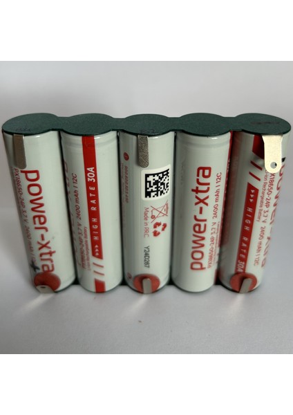 18V 5s Sıralı Matkap - Süpürge Pili 2400MAH Li-Ion Şarjlı Pil Grubu 30A Güçlü Akım Kapasiteli indirimleri
