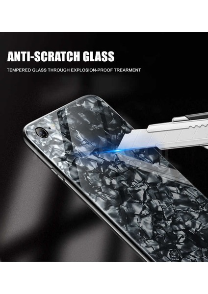 Redmi Note 6 Pro Kılıf Renkli Mermer Desenli Marbel Cam Silikon Kapak fiyatları