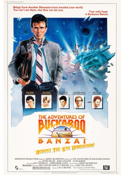 The Adventures Of Buckaroo Banzai Across The 8th Dimension (1984) Afiş - Poster (Folyo / Afiş / Poster) 6502 ( 35 cm x 50 cm )