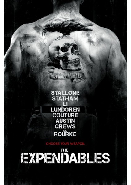 The Expendables (2010) 2 Afiş - Poster (Folyo / Afiş / Poster) 6856 ( 35 cm x 50 cm )