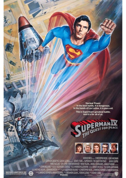 Superman Iv The Quest For Peace (1987) Afiş - Poster (Folyo / Afiş / Poster) 6298 ( 35 cm x 50 cm )