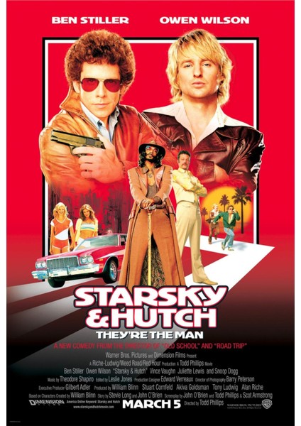 Starsky & Hutch (2004) Afiş - Poster (Folyo / Afiş / Poster) 6219 ( 35 cm x 50 cm )