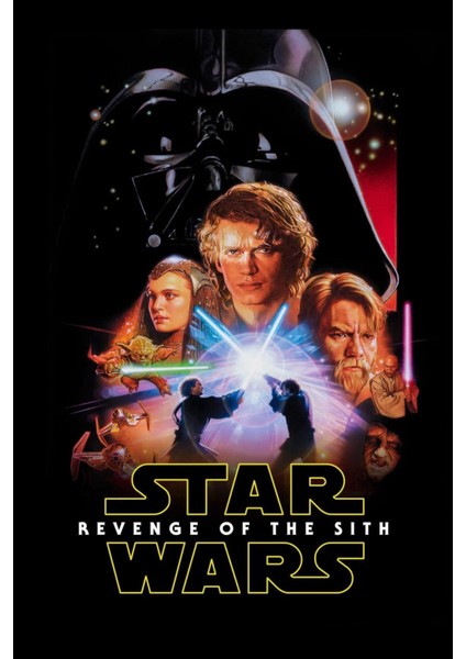 Star Wars Episode Iıı - Revenge Of The Sith (2005) 6 Afiş - Poster (Folyo / Afiş / Poster) 6112 ( 35 cm x 50 cm )