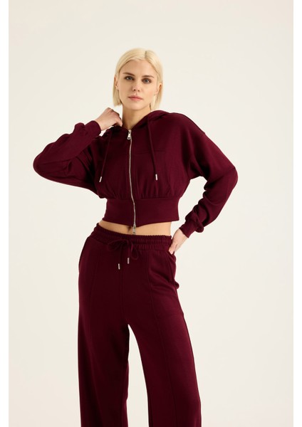 Yumuşak Kumaşlı Crop Sweat Takımı indirimleri