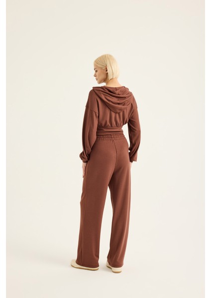 Yumuşak Kumaşlı Crop Sweat Takımı modelleri