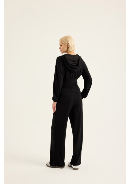 Yumuşak Kumaşlı Crop Sweat Takımı modelleri