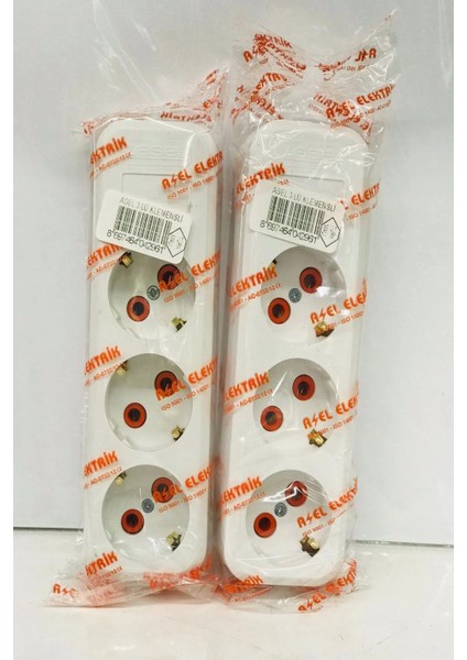 3 Lü Klemensli Kablososuz Priz-12463