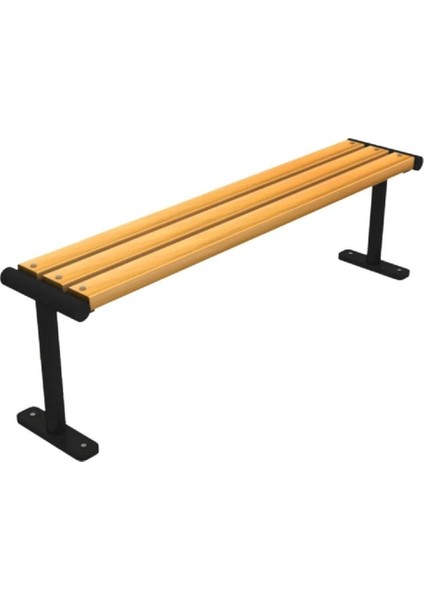 Bench Mutfak Masası Oturma Bankı Ahşap Metal