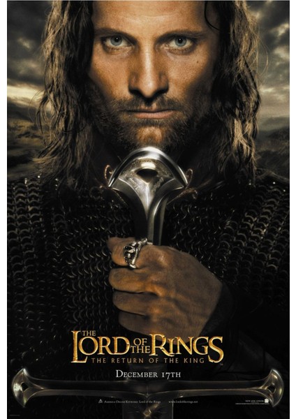 The Lord Of The Rings The Return Of The King (2003) 2 Afiş - Poster (Folyo / Afiş / Poster) 7494 ( 35 cm x 50 cm )