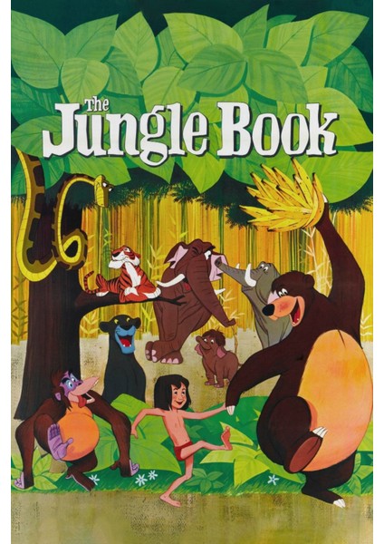 The Jungle Book (1967) 1 Afiş - Poster (Folyo / Afiş / Poster) 7305 ( 35 cm x 50 cm )