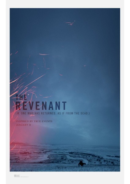 The Revenant (2015) Afiş - Poster (Folyo / Afiş / Poster) 7808 ( 35 cm x 50 cm )