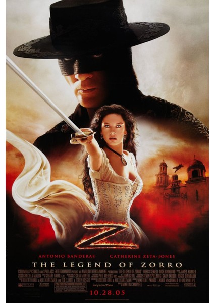 The Legend Of Zorro (2005) Afiş - Poster (Folyo / Afiş / Poster) 7393 ( 35 cm x 50 cm )