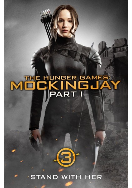 The Hunger Games Mockingjay - Part 1 (2014) Afiş - Poster (Folyo / Afiş / Poster) 7237 ( 35 cm x 50 cm )