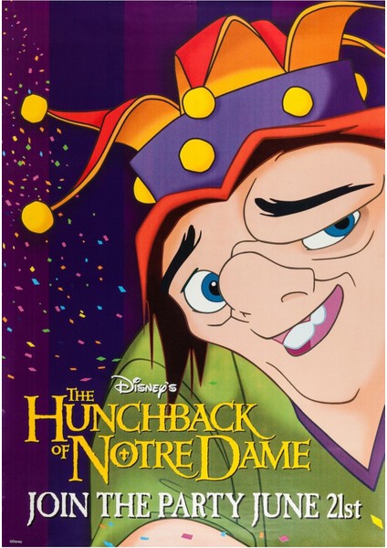 The Hunchback Of Notre Dame (1996) 1 Afiş - Poster (Folyo / Afiş / Poster) 7189 ( 35 cm x 50 cm )