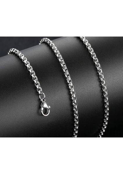 Voyageaccessory Paslanmaz Çelik Kırmızı Göz Detaylı Kral Aslan Kolye / 70 cm Zincirli indirimleri