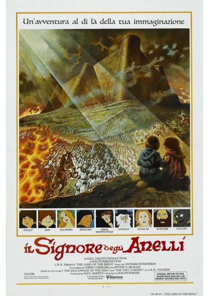 The Lord Of The Rings (1978) Afiş - Poster (Folyo / Afiş / Poster) 7484 ( 35 cm x 50 cm )