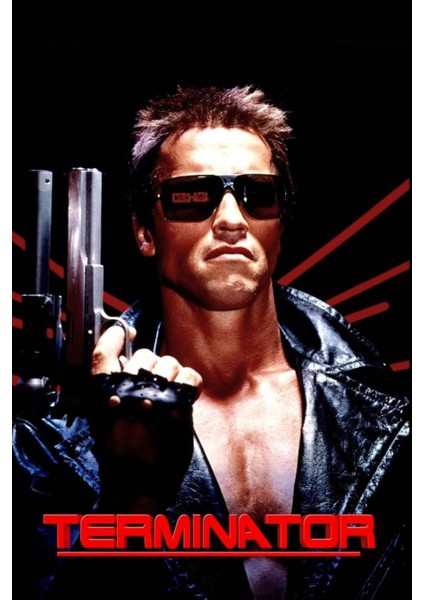 The Terminator (1984) 3 Afiş - Poster (Folyo / Afiş / Poster) 7968 ( 35 cm x 50 cm )
