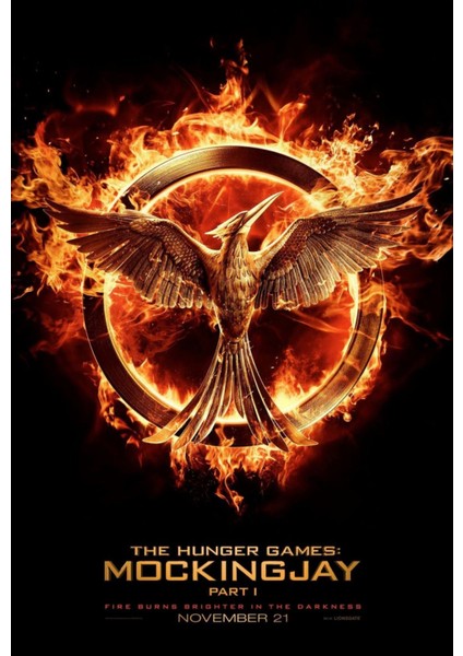 The Hunger Games Mockingjay - Part 1 (2014) 0002 Afiş - Poster (Folyo / Afiş / Poster) 7231 ( 35 cm x 50 cm )