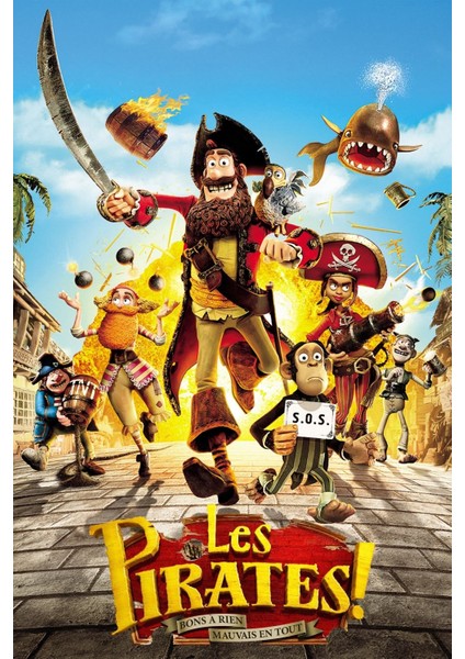 The Pirates! In An Adventure With Scientists! (2012) Afiş - Poster (Folyo / Afiş / Poster) 7744 ( 35 cm x 50 cm )