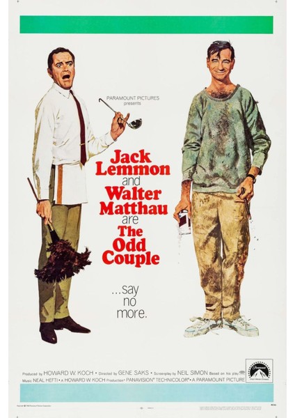 The Odd Couple (1968) Afiş - Poster (Folyo / Afiş / Poster) 7698 ( 35 cm x 50 cm )