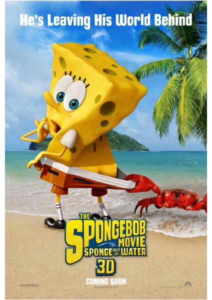 The Spongebob Movie Sponge Out Of Water (2015) 1 Afiş - Poster (Folyo / Afiş / Poster) 7902 ( 35 cm x 50 cm )