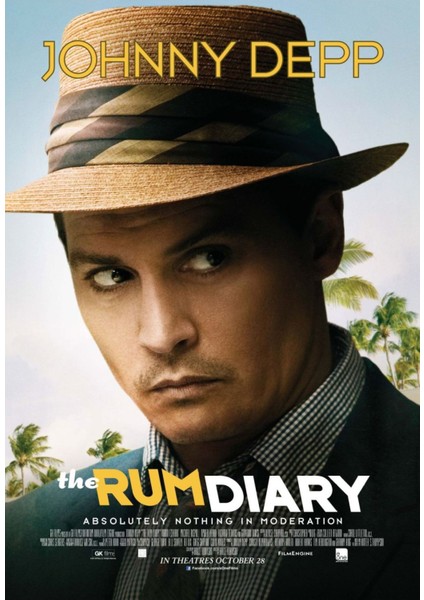 The Rum Diary (2011) 1 Afiş - Poster (Folyo / Afiş / Poster) 7824 ( 35 cm x 50 cm )