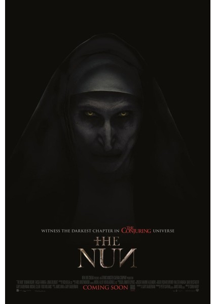 The Nun (2018) Afiş - Poster (Folyo / Afiş / Poster) 7686 ( 35 cm x 50 cm )