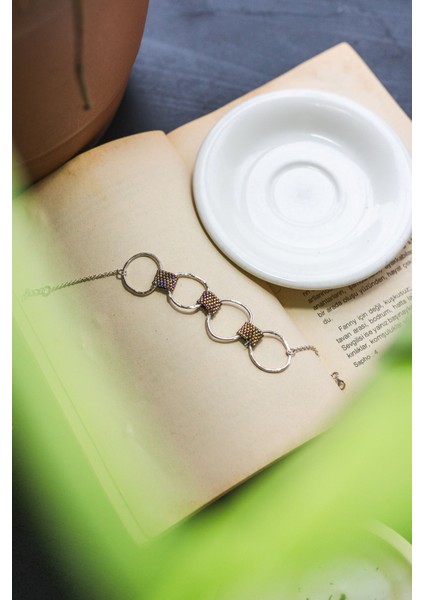 Izjewel Miyuki Boncuklu 925 Ayar Gümüş Halka Bileklik fiyatları