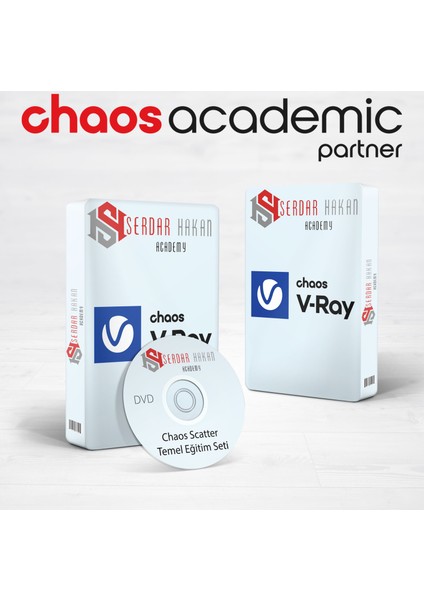 Vray Render ve Chaos Scatter Temel Eğitim Seti