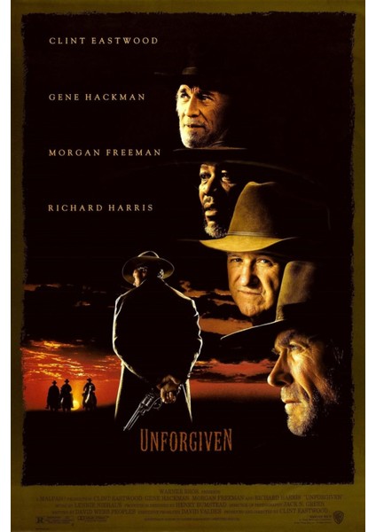 Unforgiven (1992) Afiş - Poster (Folyo / Afiş / Poster) 8534 ( 35 cm x 50 cm )