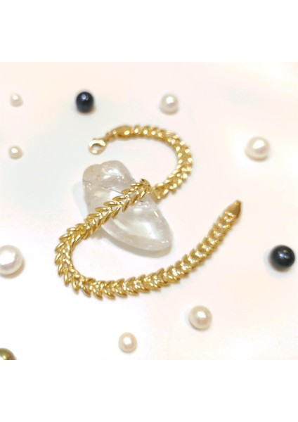 Başak Bileklik Künye 14 AyarAltın Hd Videolu modelleri